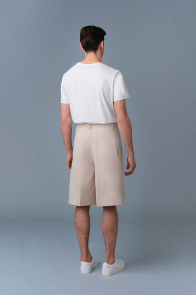 MACKAGE DELMAR Pleated Cotton-Blend Twilll Shorts outlook