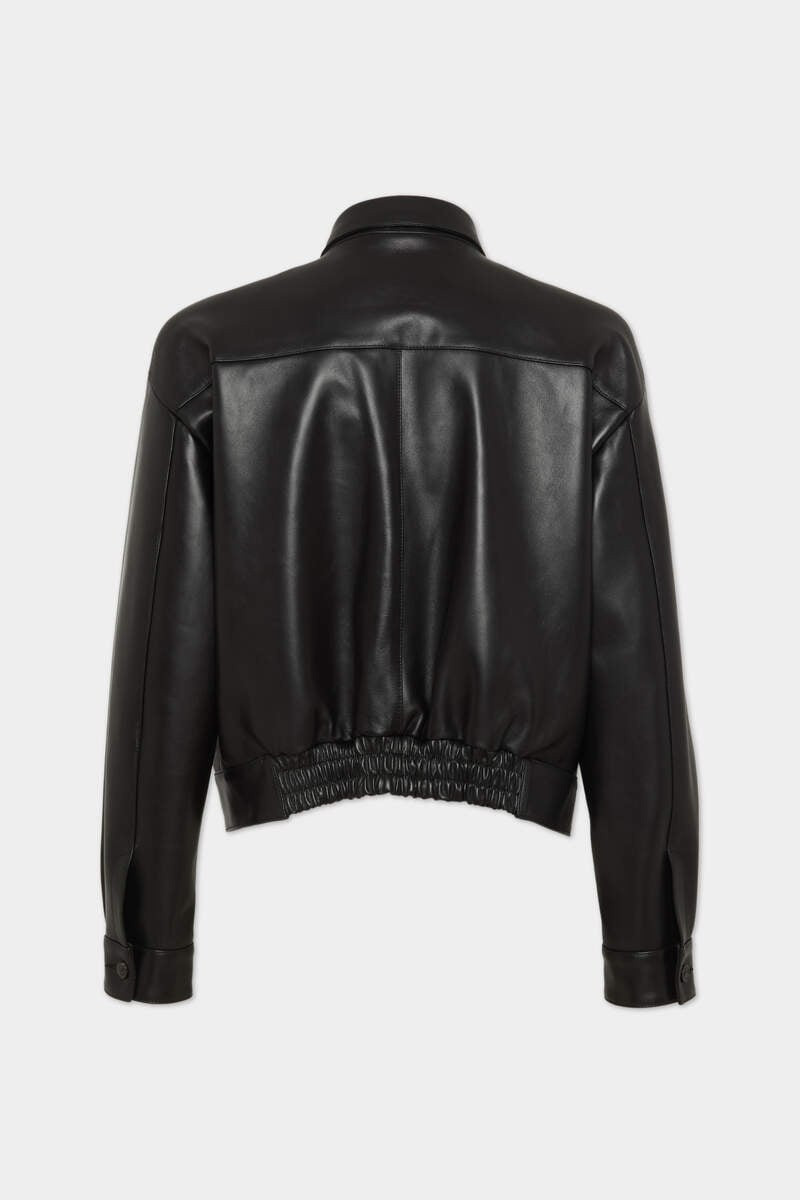 DSQUARED2 CHIC LEATHER BLOUSON outlook