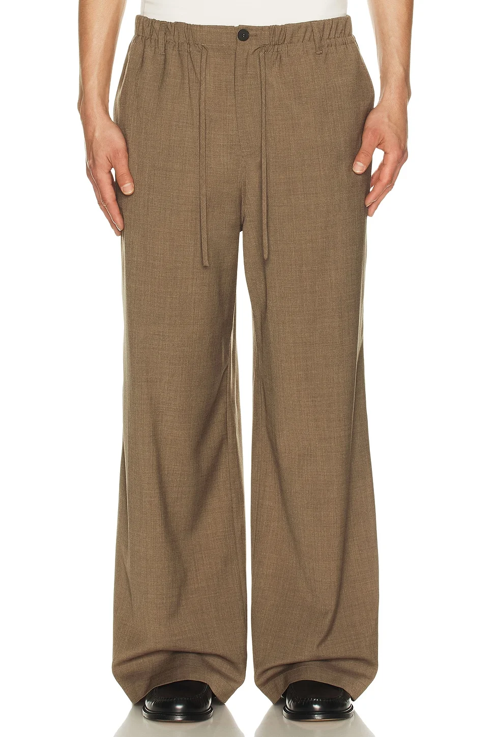 Elasticized Wide Pants - 1