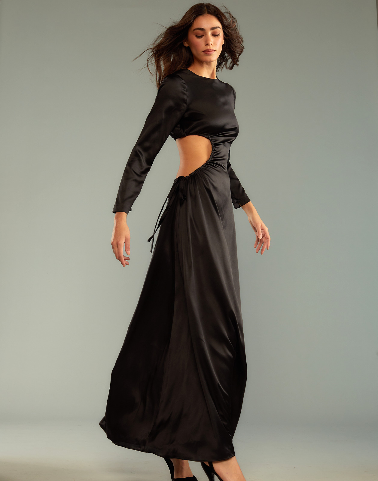 Striking Silk Dress - 2