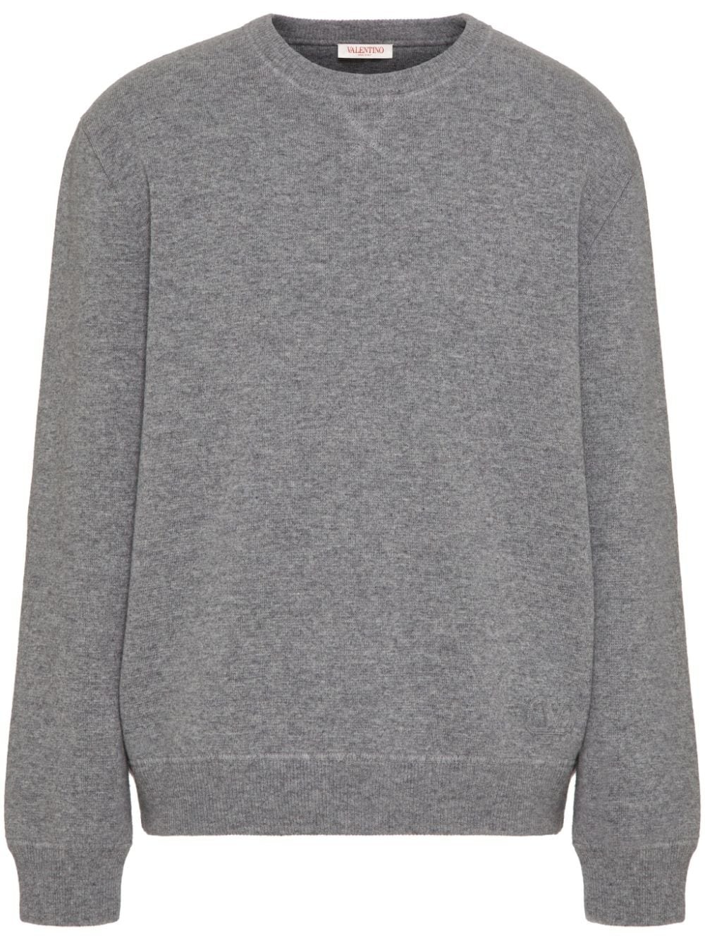 crew-neck virgin-wool jumper - 1