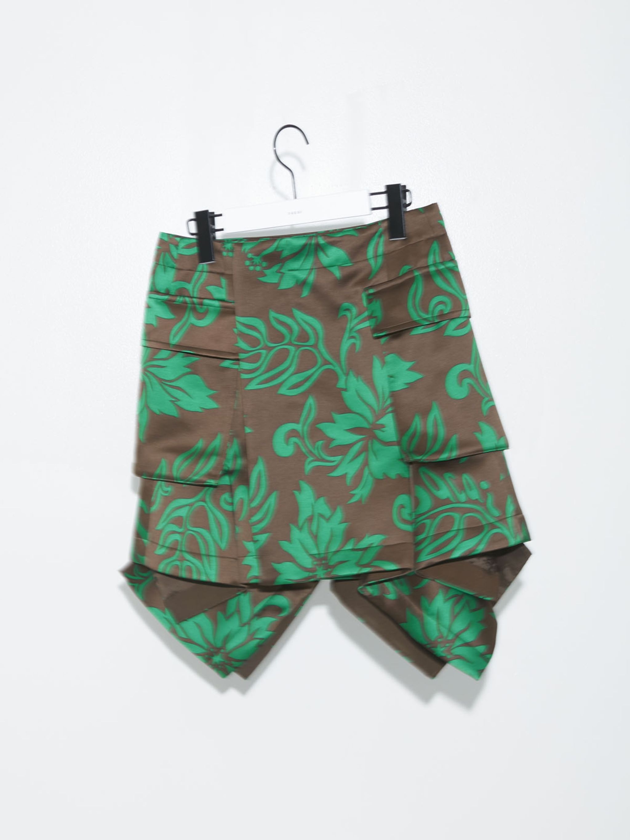 Floral Print Skirt - 1