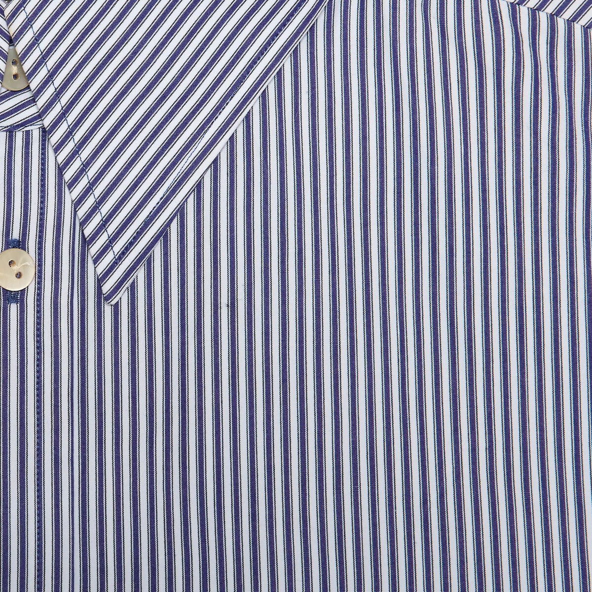 adidas x Gucci striped cotton shirt - 9