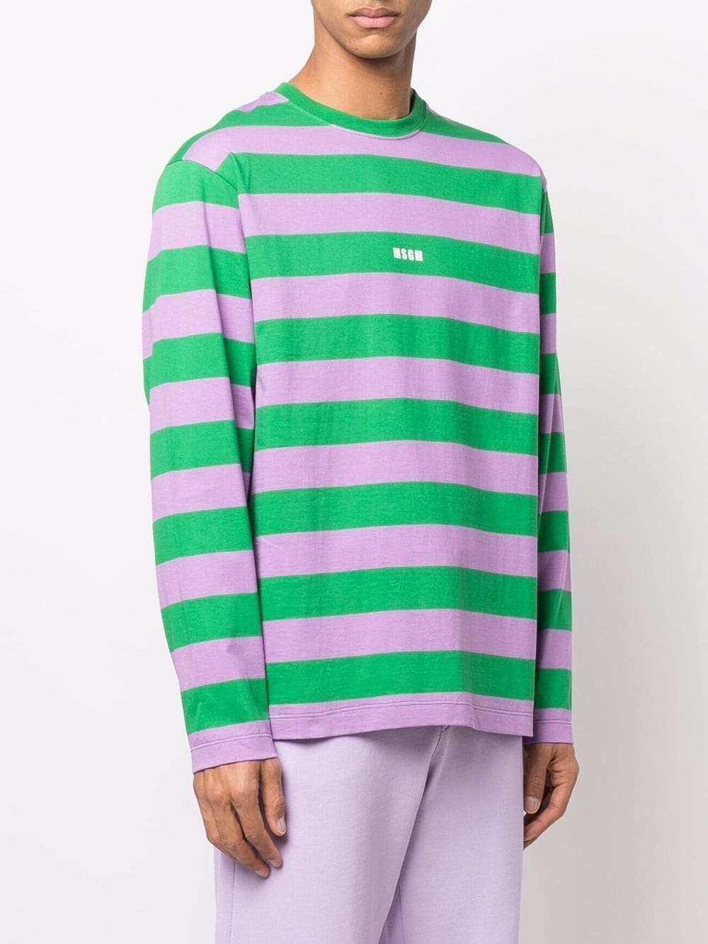 striped long-sleeve T-shirt - 3