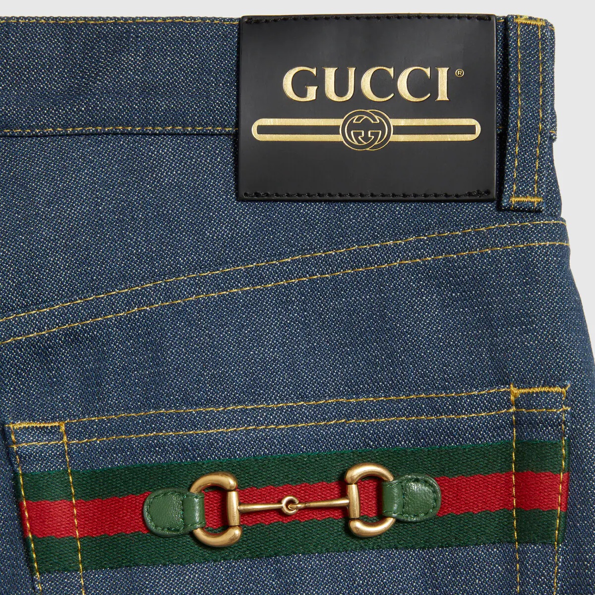 Gucci 100 flared denim pant - 8