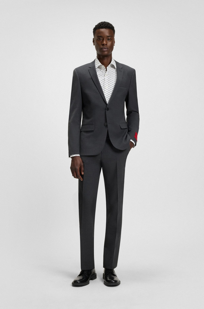 HUGO SLIM-FIT SHIRT IN PRINTED COTTON POPLIN outlook