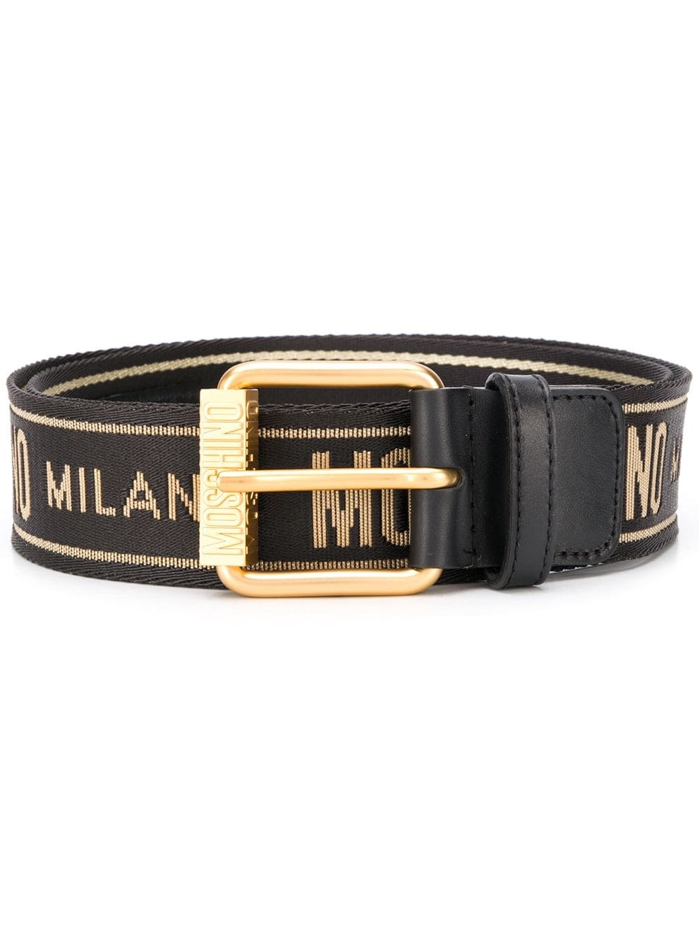 logo-embellished belt - 1