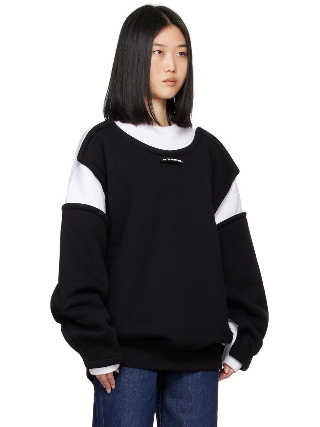 Black & White 'The Petit Grand' Sweatshirt - 2