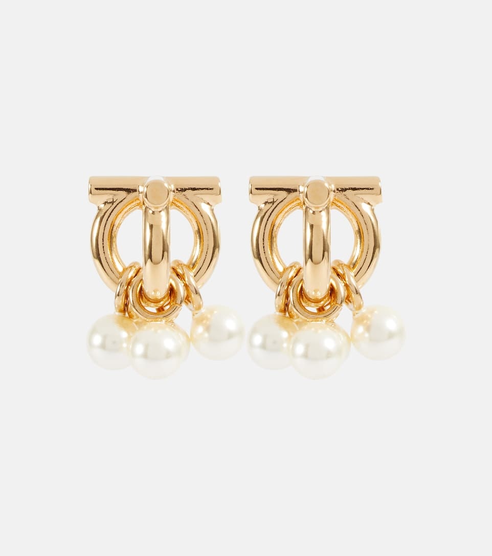 Gancini Dancing Pearl earrings - 1