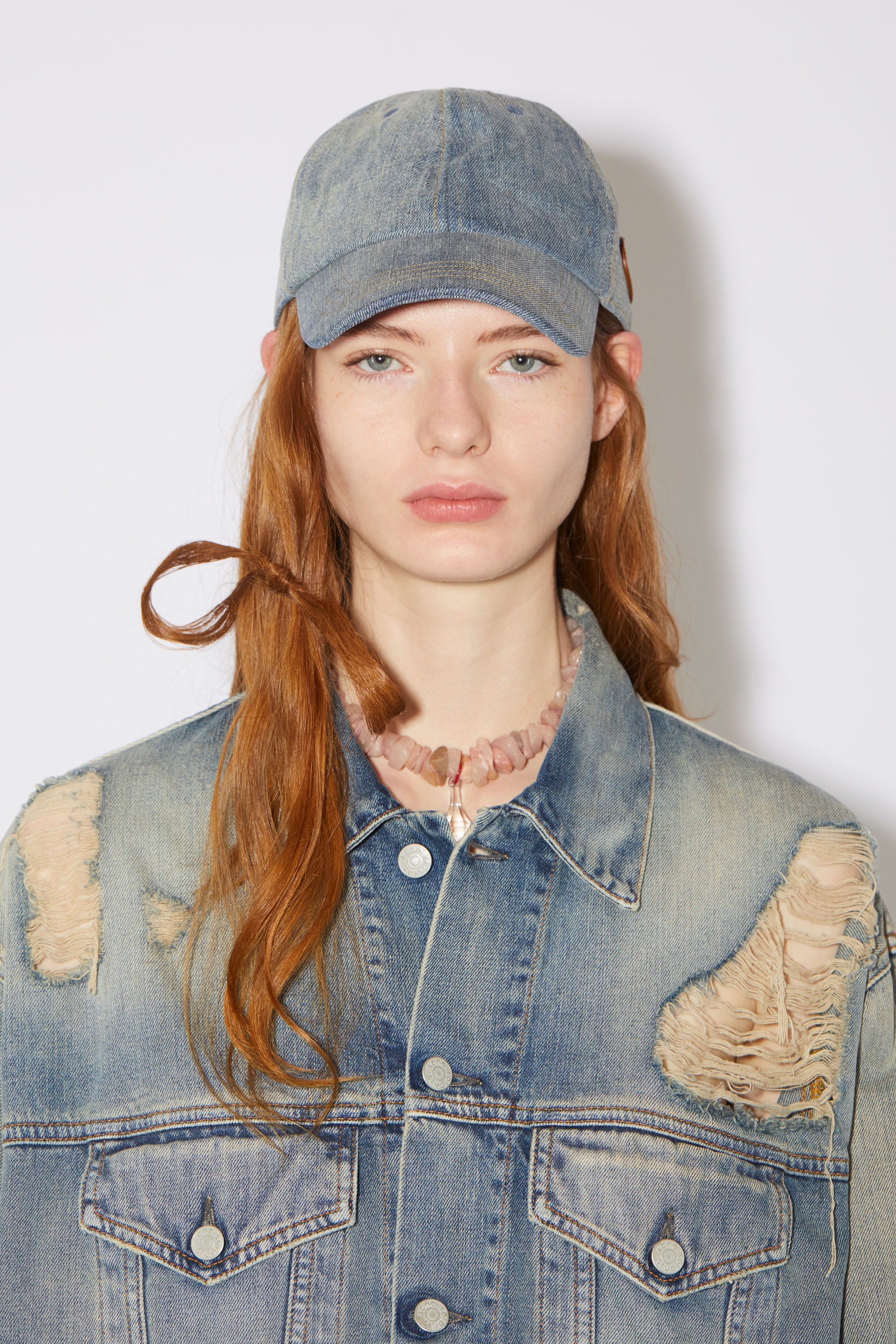 Denim cap - Mid blue - 2