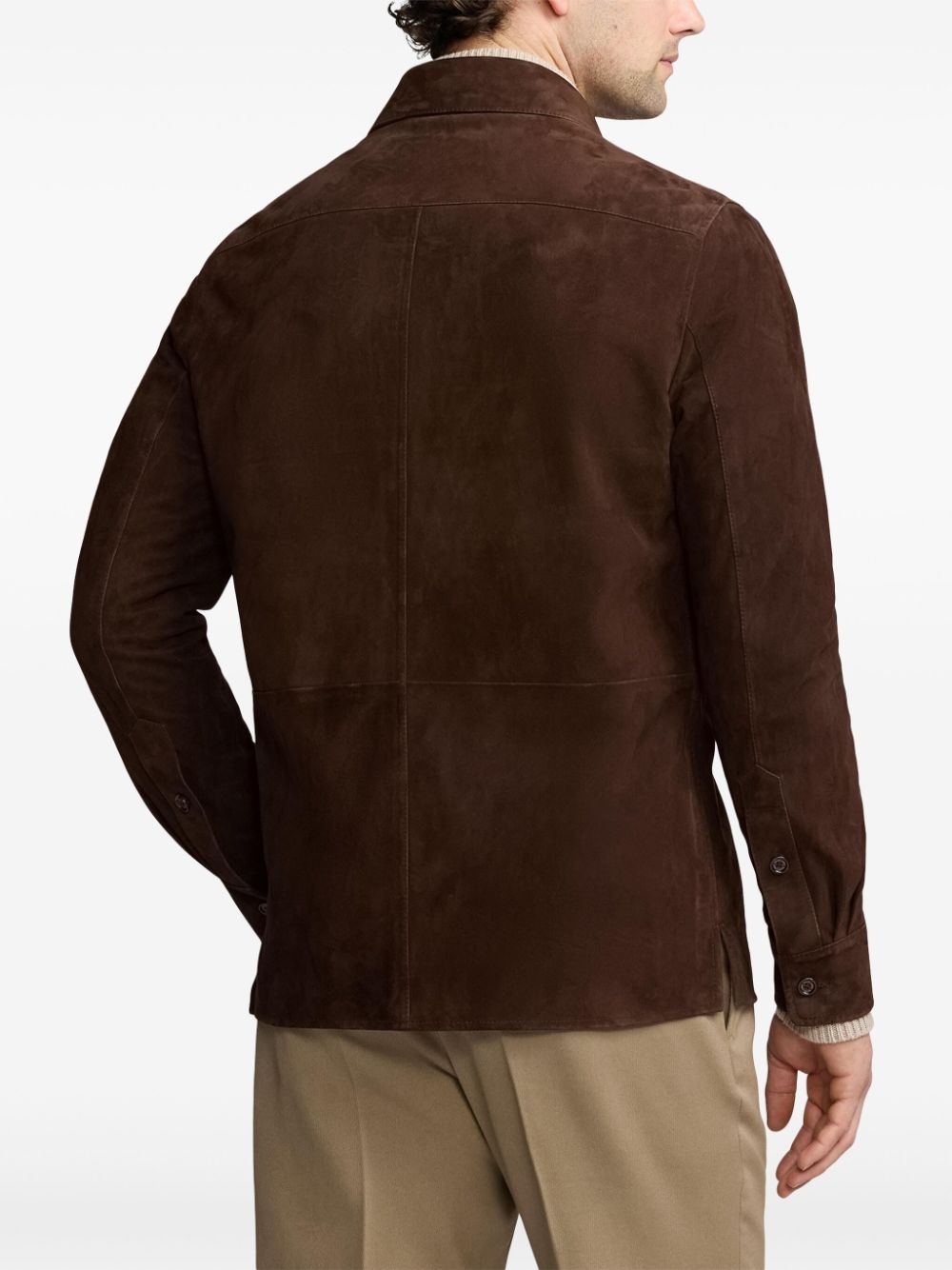 Barron suede shirt jacket - 4