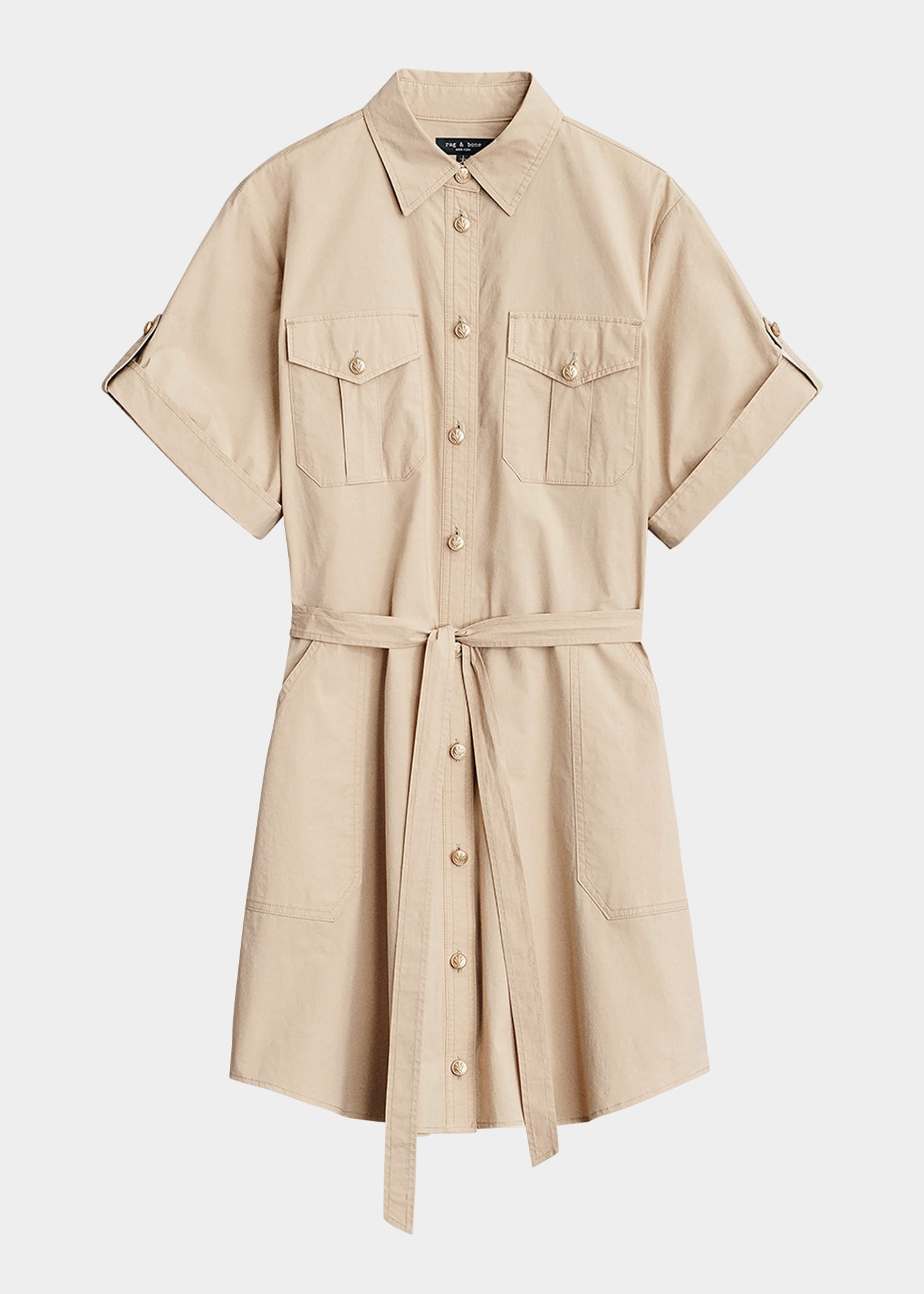 Roxanne Short Sleeve Mini Utility Dress - 5