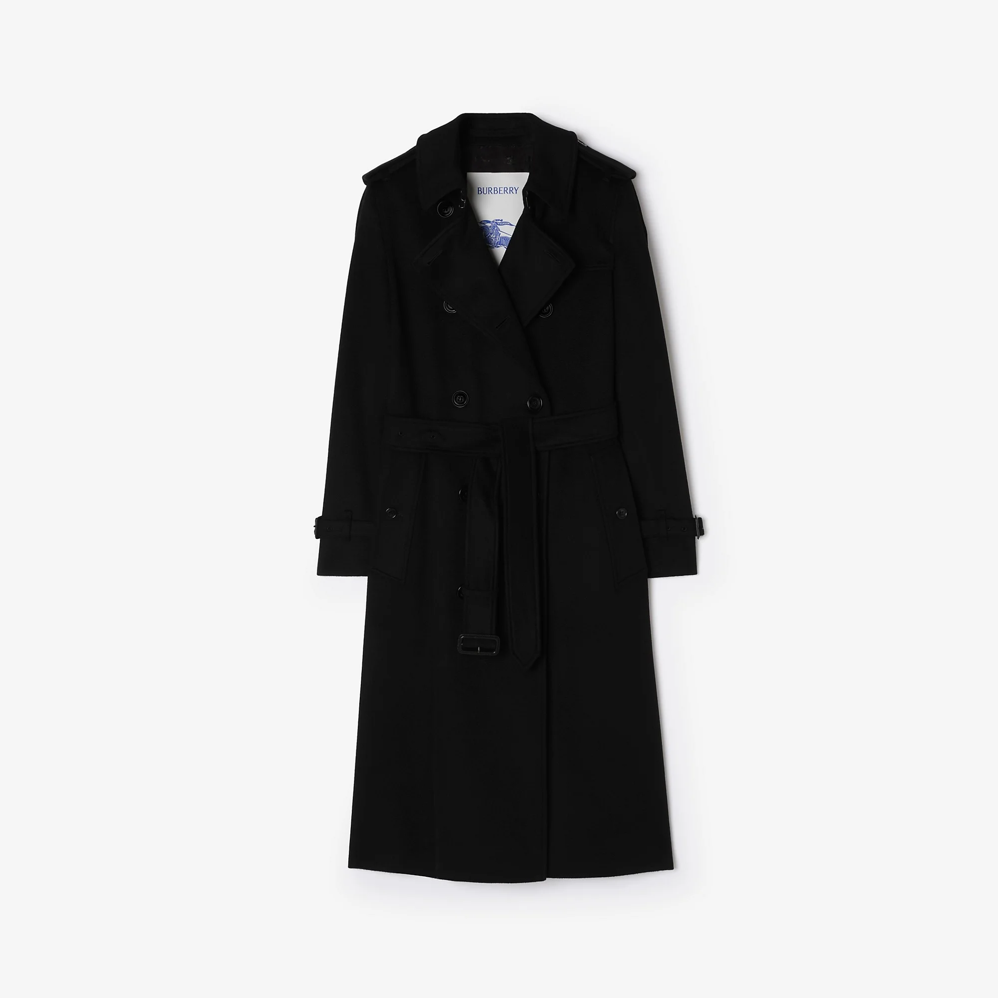 Long Cashmere Kensington Trench Coat - 1