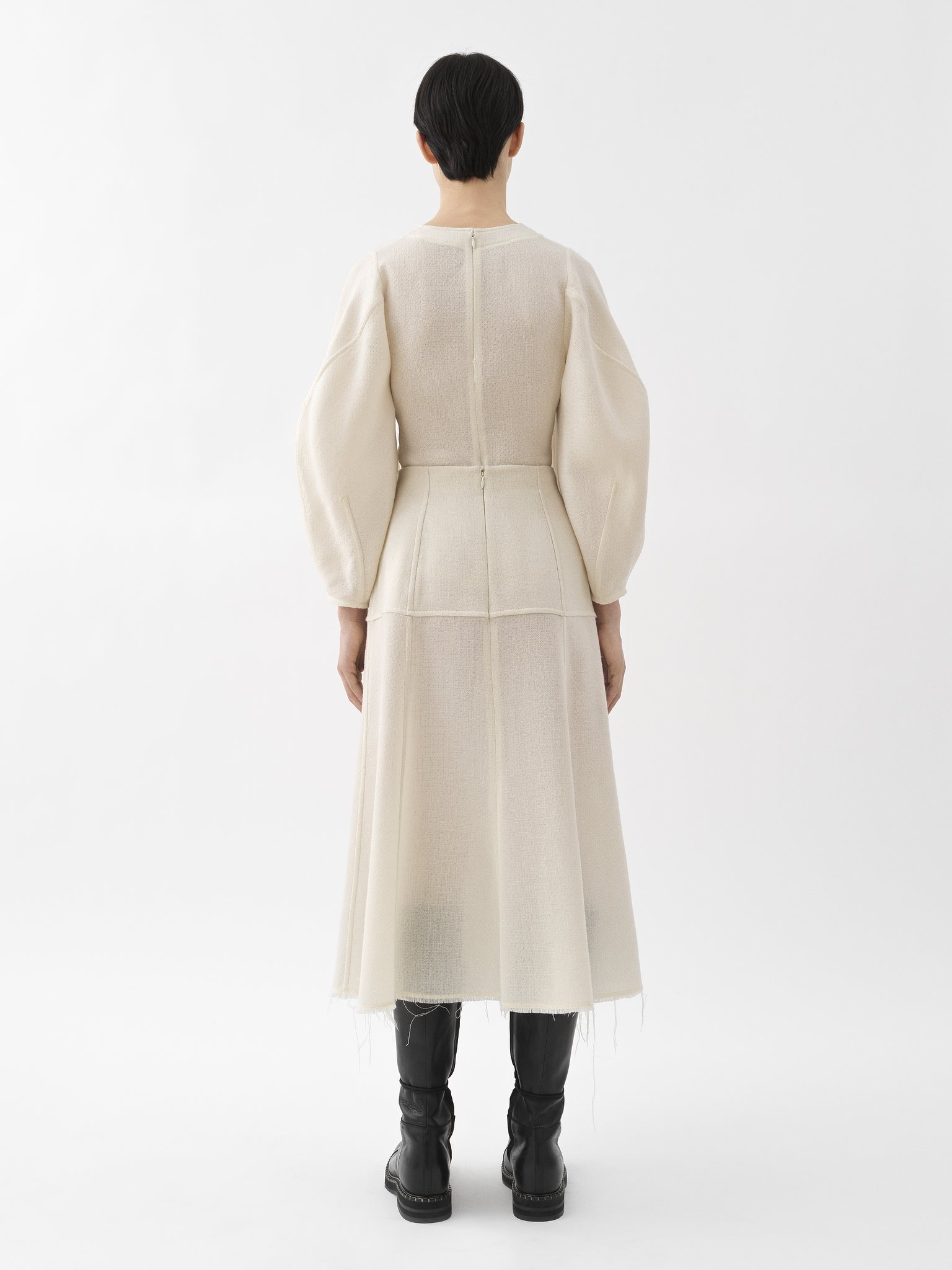 FLARED MID-LENGTH SKIRT - 4