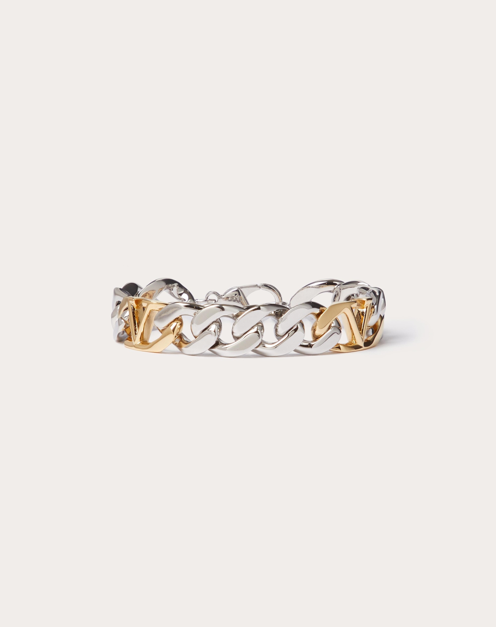 VLOGO CHAIN METAL BRACELET - 1