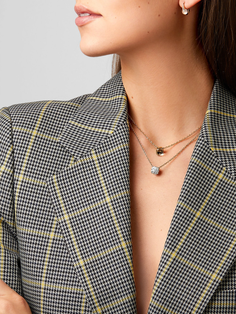 Pomellato Nudo 18-karat Rose And White Gold Diamond Necklace outlook