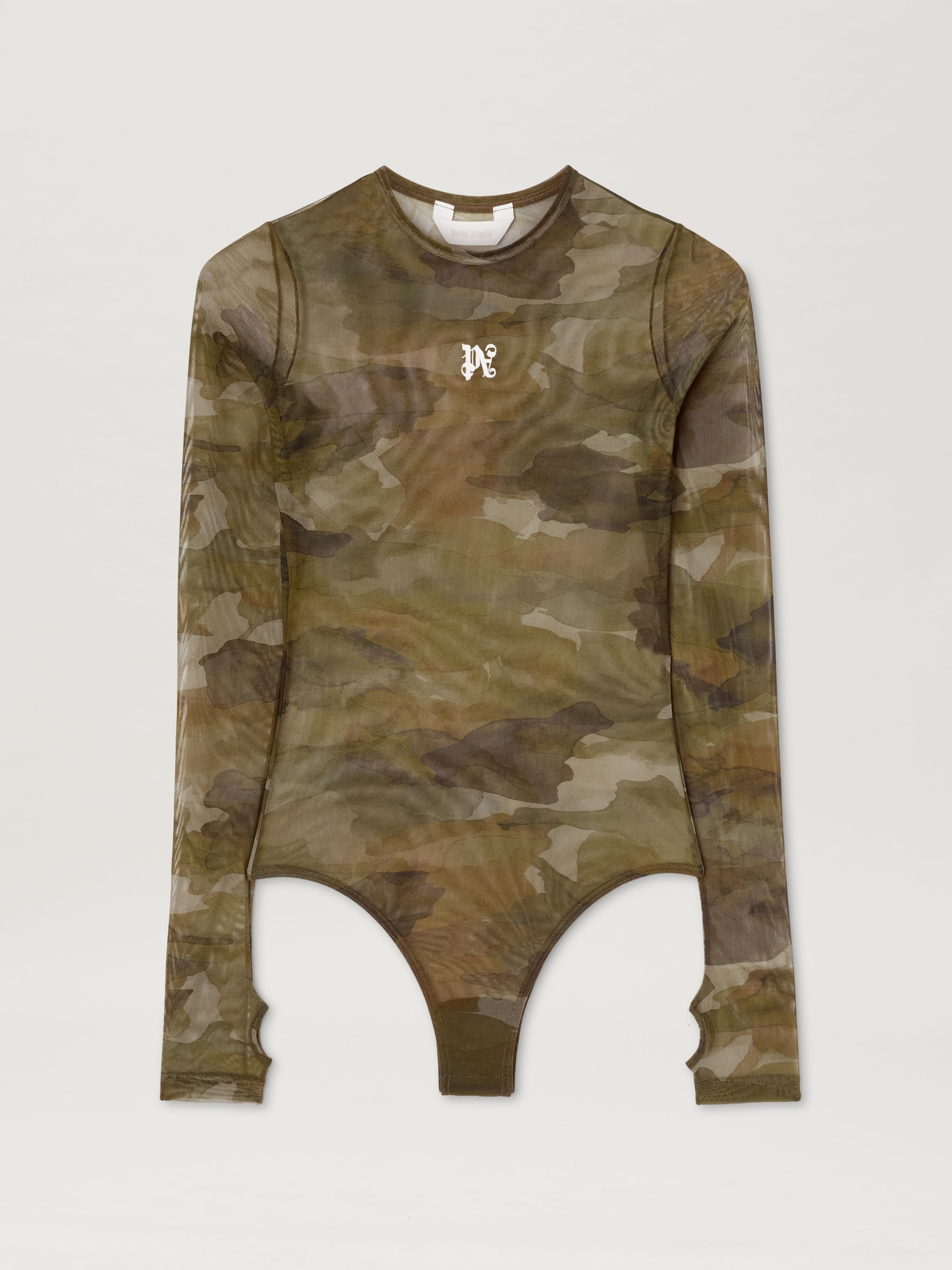 Camo Tulle Bodysuits - 1