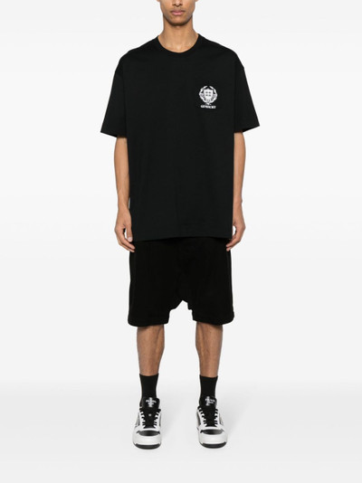 Givenchy logo-embroidered cotton T-shirt outlook
