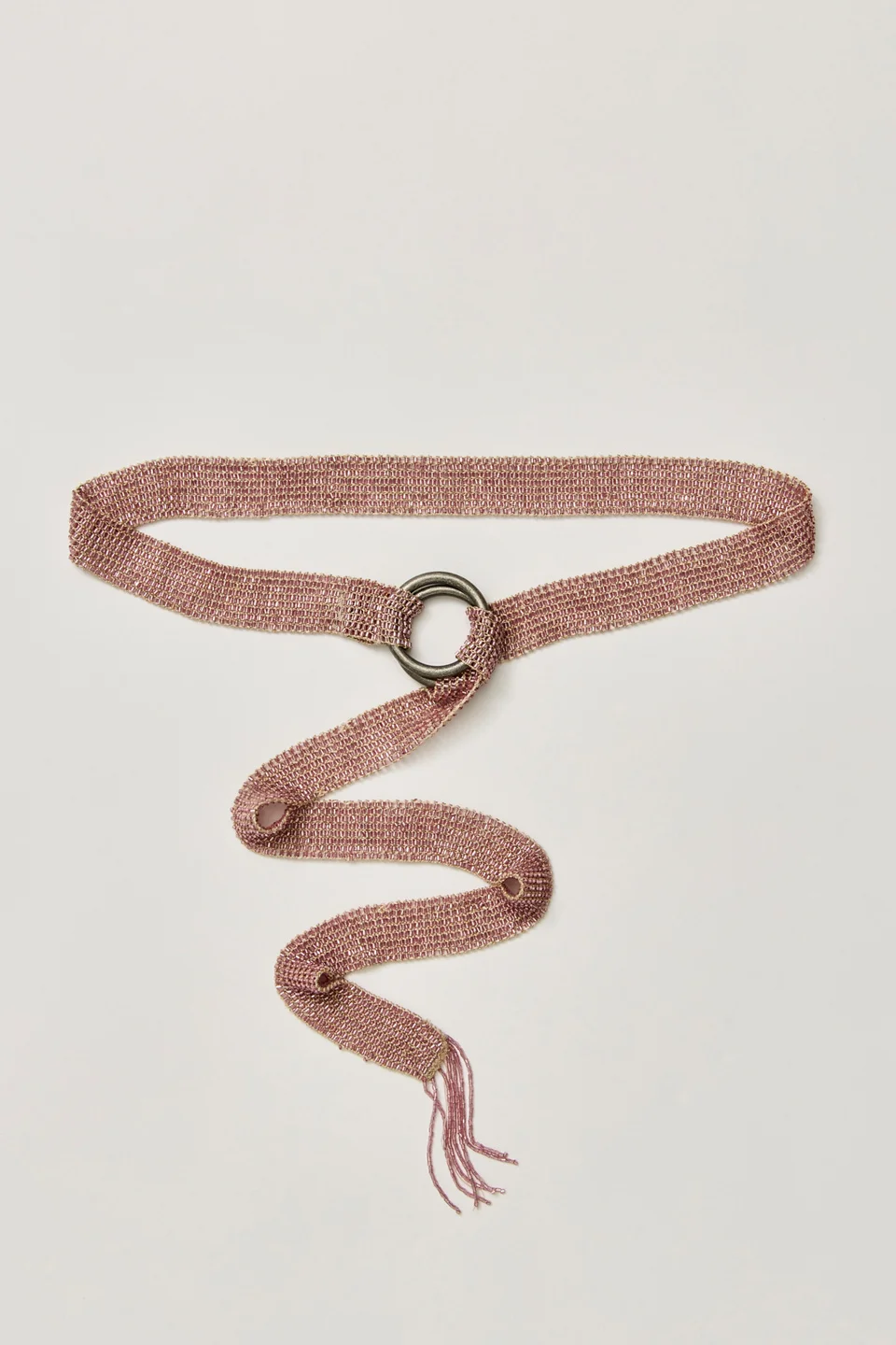 Breezy Beaded Wrap Belt - 1