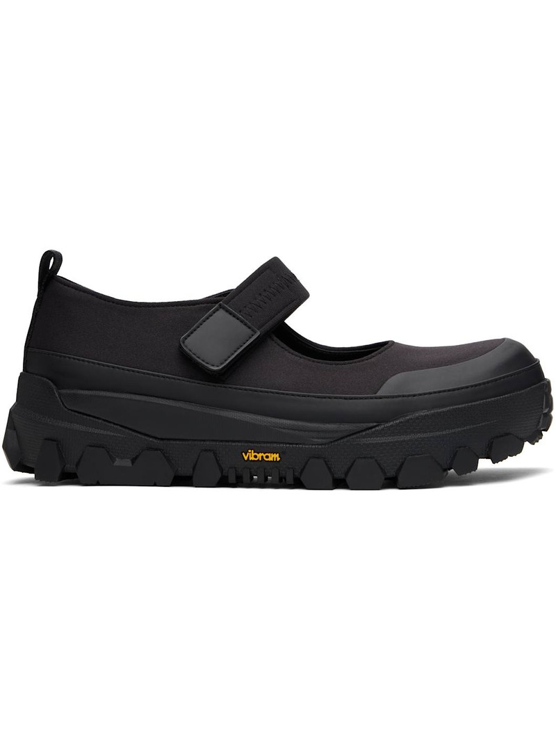 Black Vibram Mary Jane Ballerina Flats 1