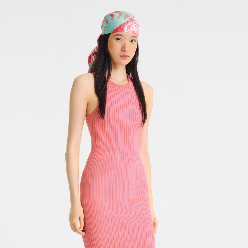 Longchamp Catch The Parisian Wave Silk scarf 50 Rainbow - Silk outlook