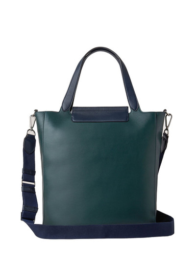 Mulberry Mulberry x Paul Smith Antony Tote Silky Calf (Mulberry Green & Cobalt Blue) outlook