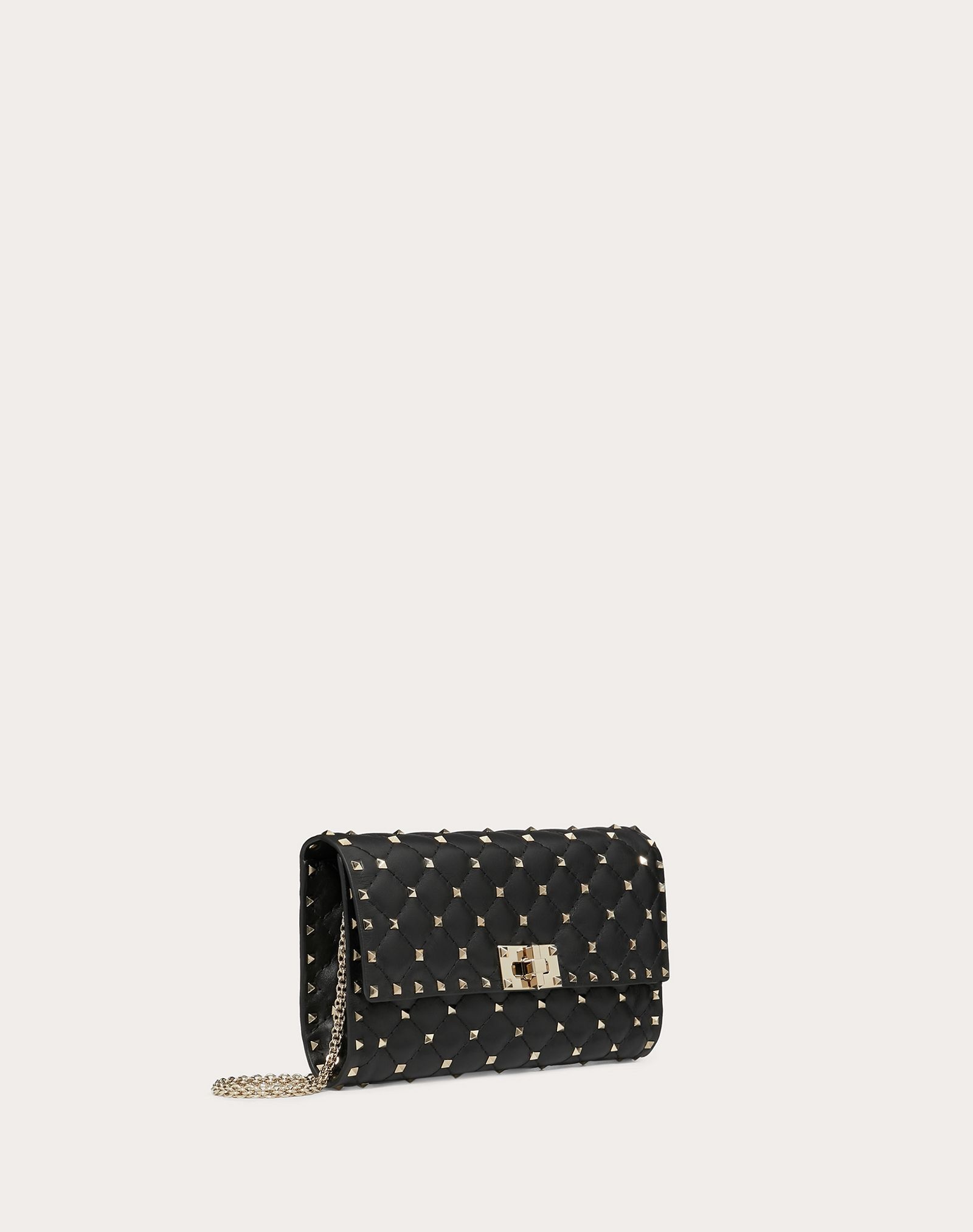 Rockstud Spike Nappa Leather Crossbody Clutch Bag - 2