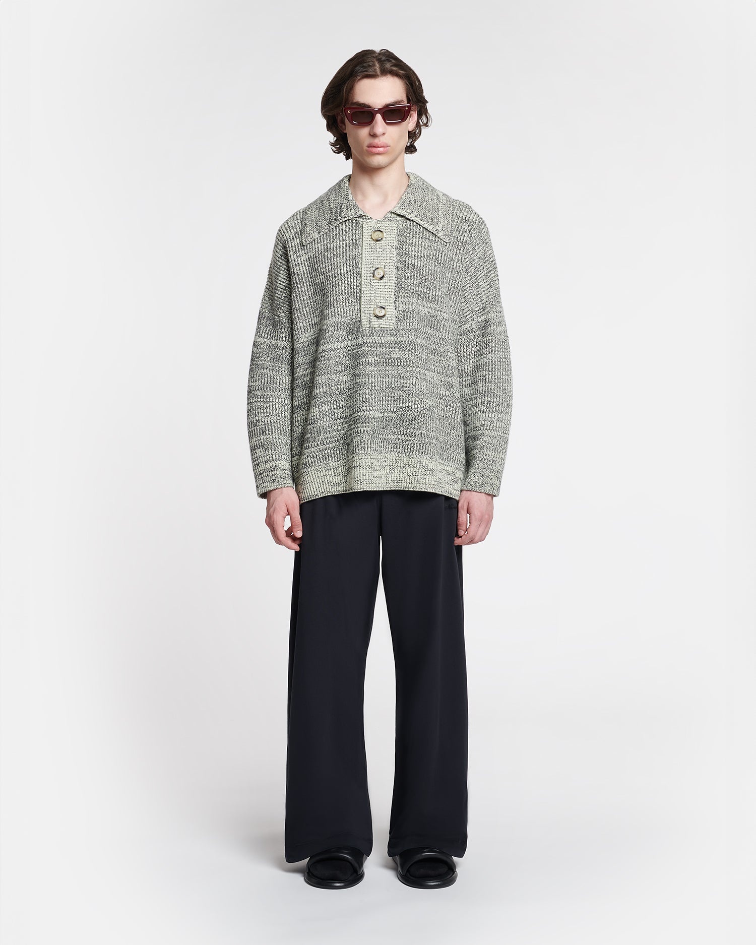 Cashmere-Blend Mouline Sweater - 3