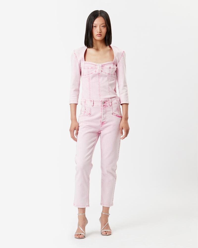NILIANE SLIM DENIM PANTS - 2