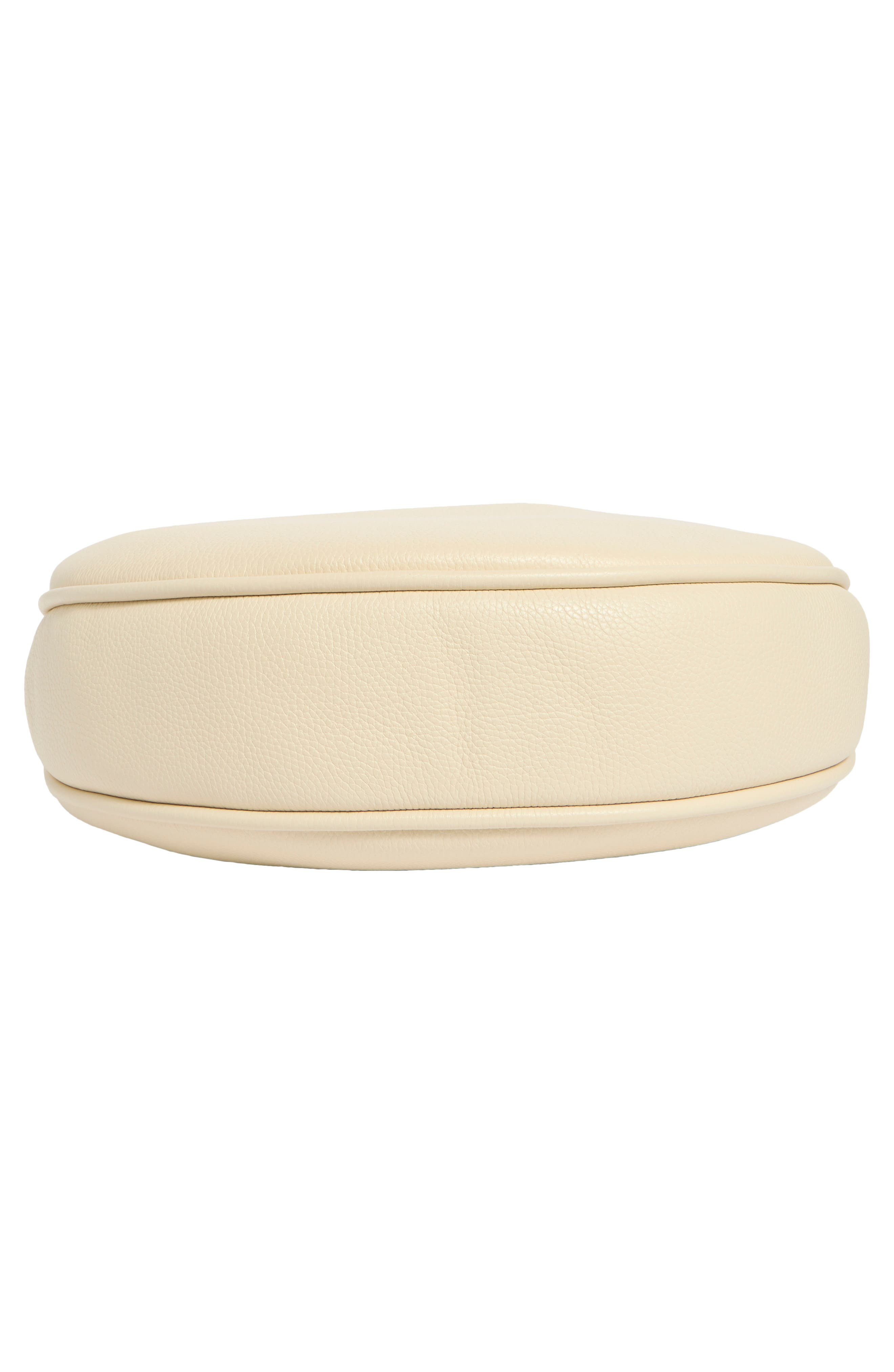 Marc Jacobs Large The Crescent Leather Shoulder Bag in Cloud White at Nordstrom - 6