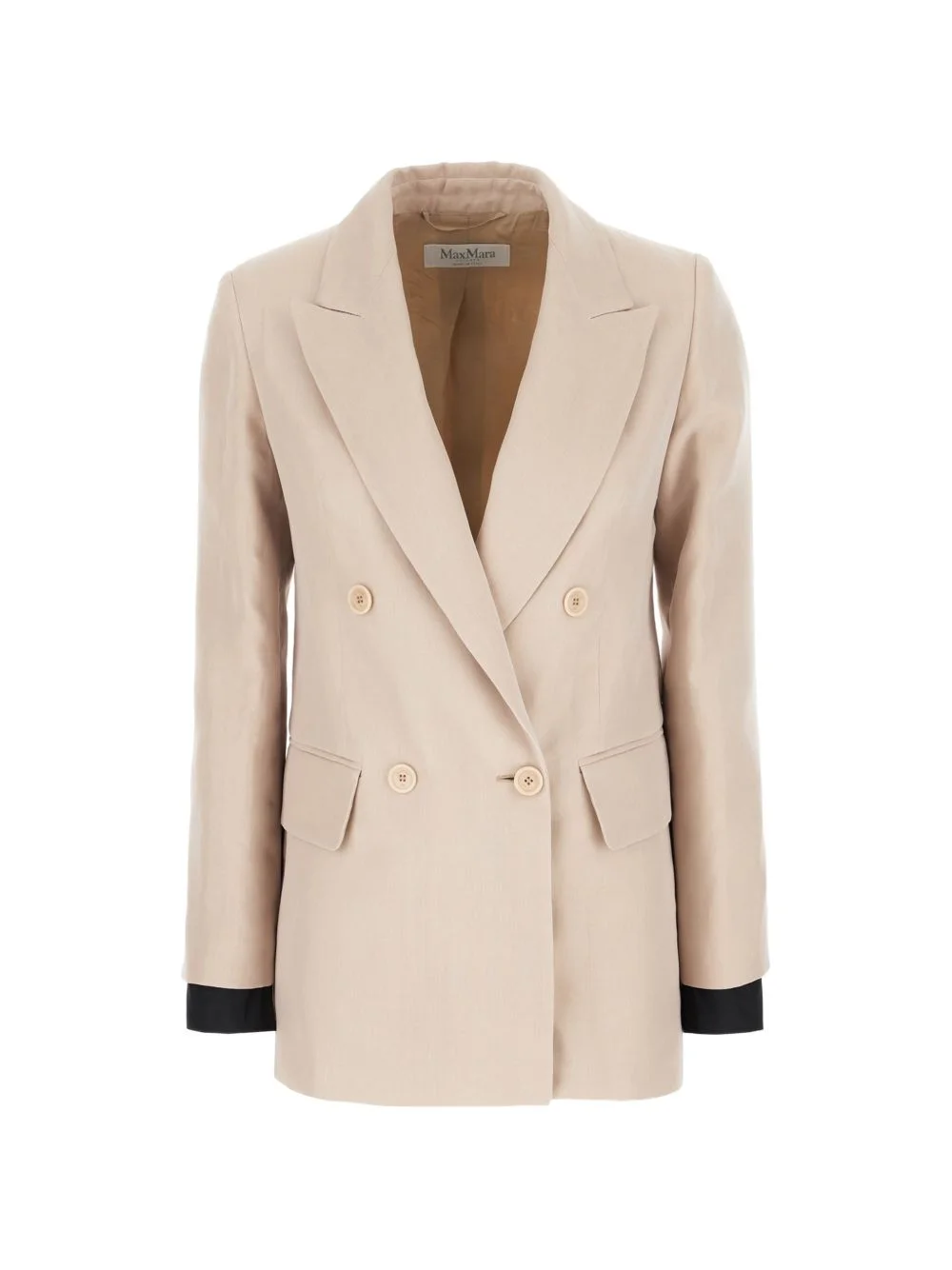 double-breasted peak-lapel blazer - 1