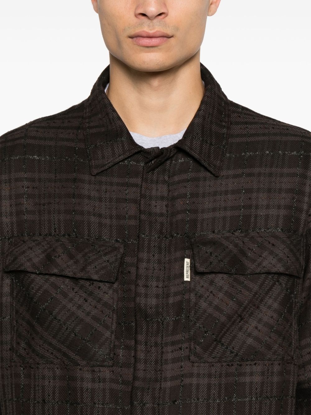 checked shirt - 5