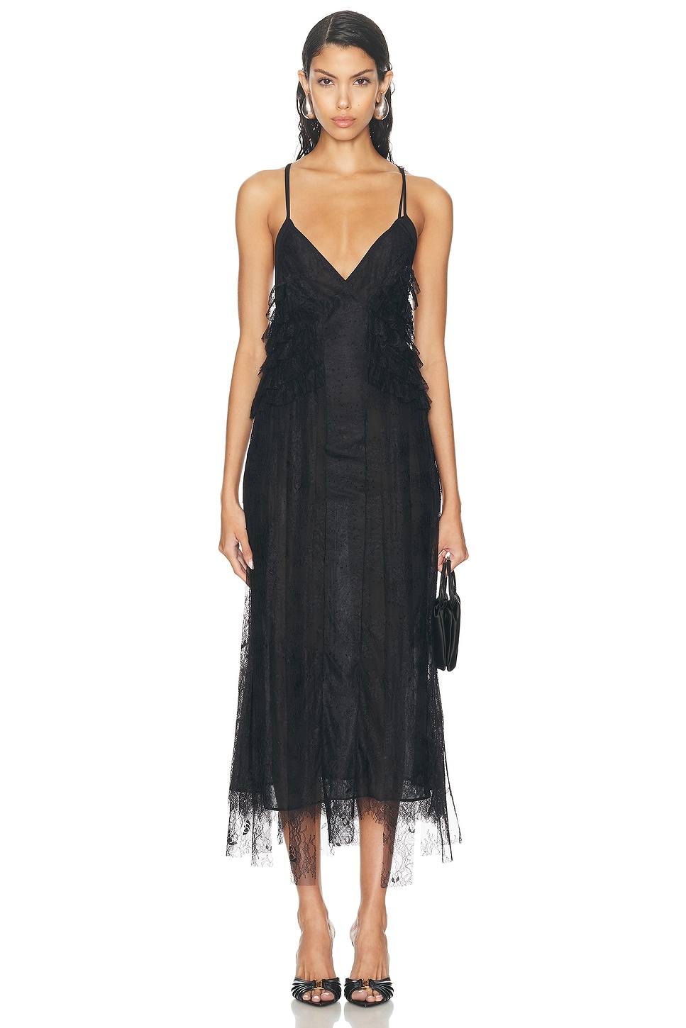 Lace Midi Dress - 1