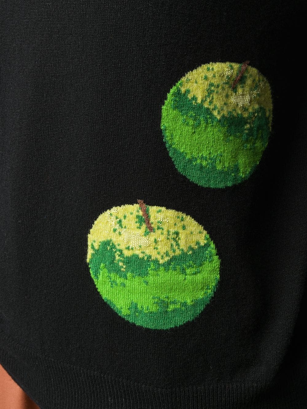 intarsia-knit apple jumper  - 5