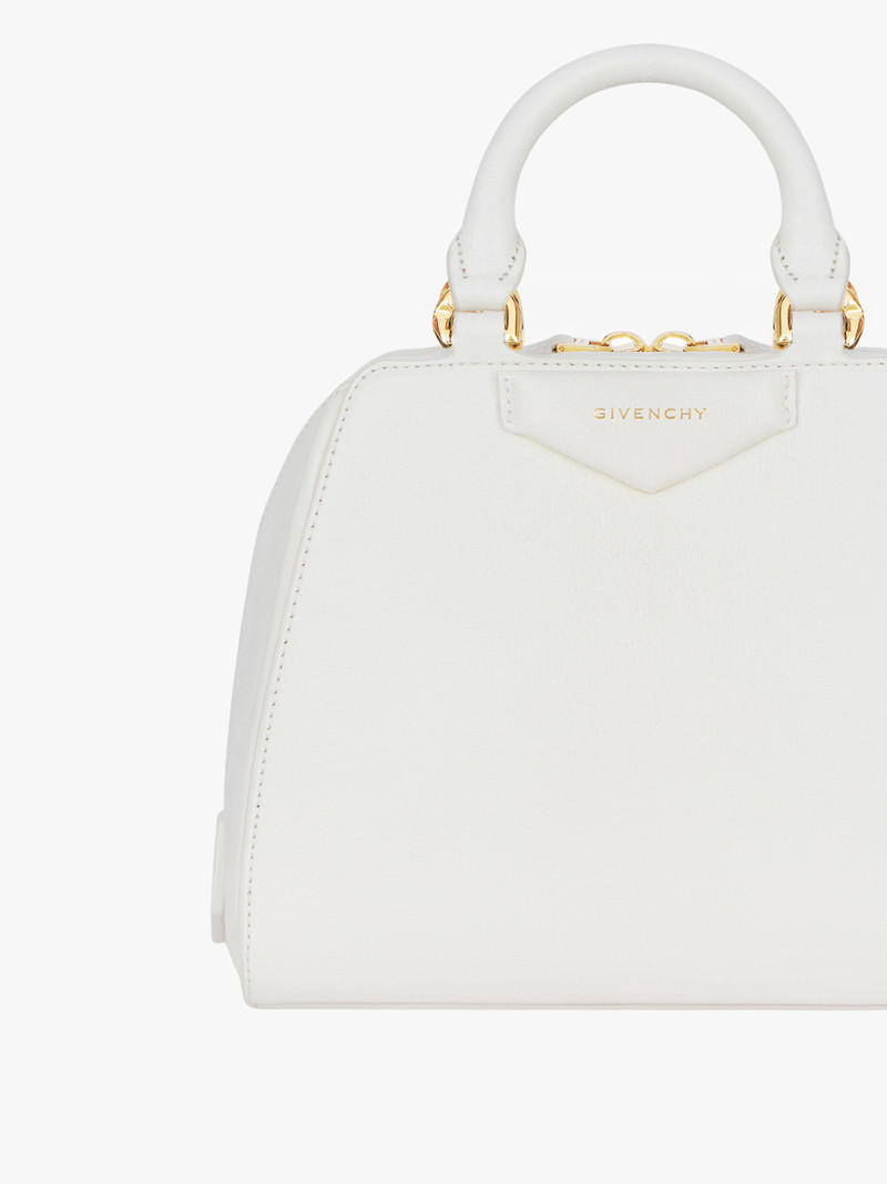 NANO ANTIGONA CUBE BAG IN LEATHER 7