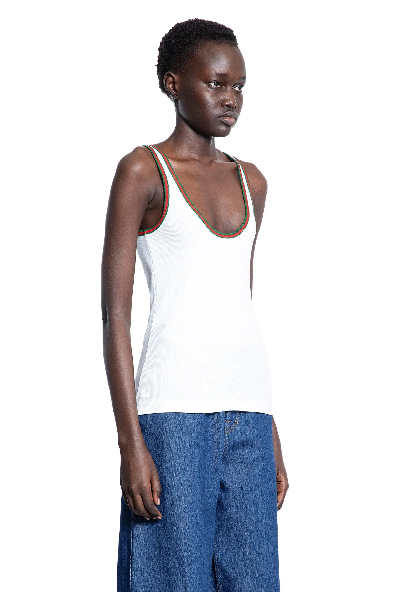 Cotton-Rib-Web-Tank-Top - 2