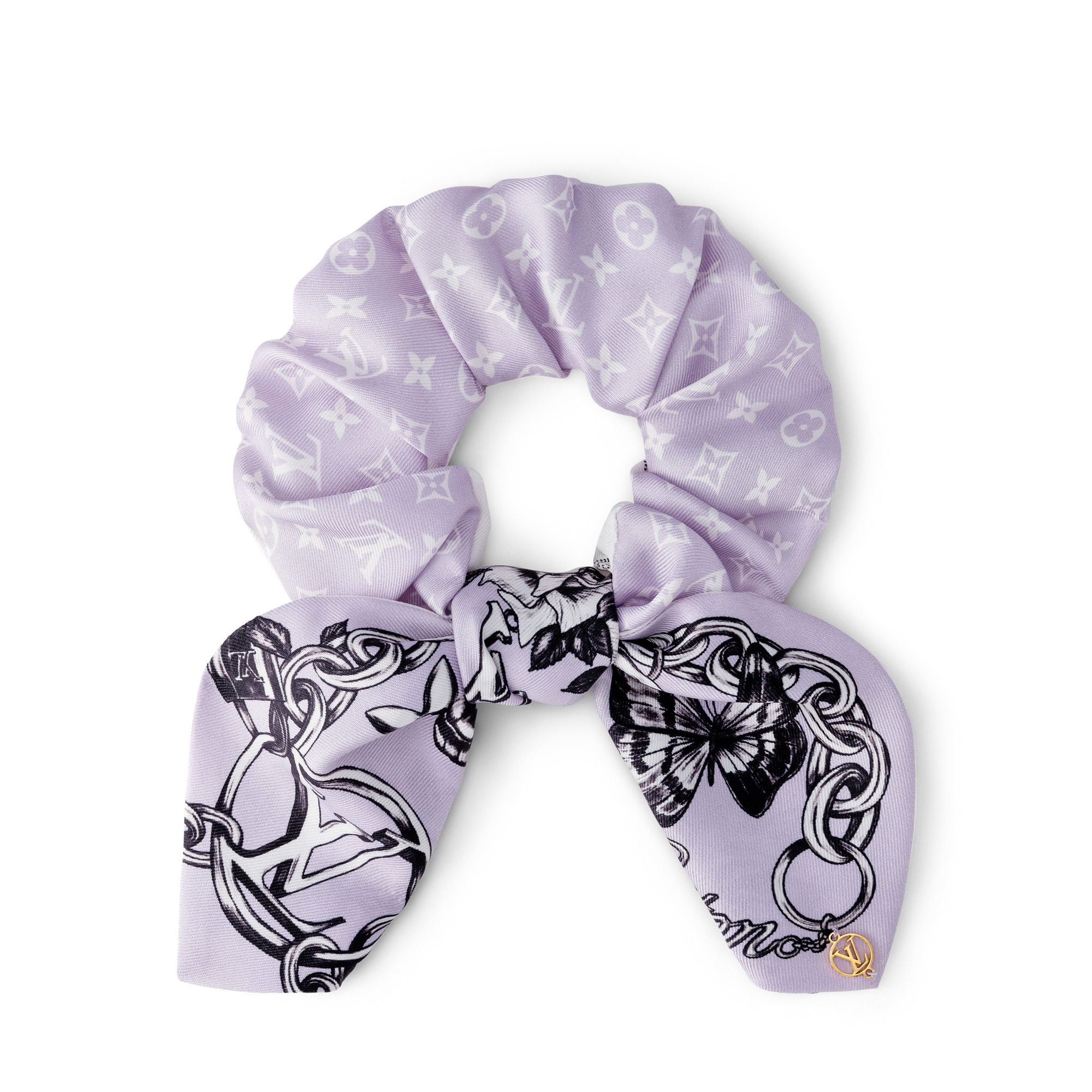 Blooming Monogram Scrunchy - 1