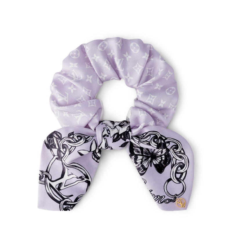 Blooming Monogram Scrunchy 1
