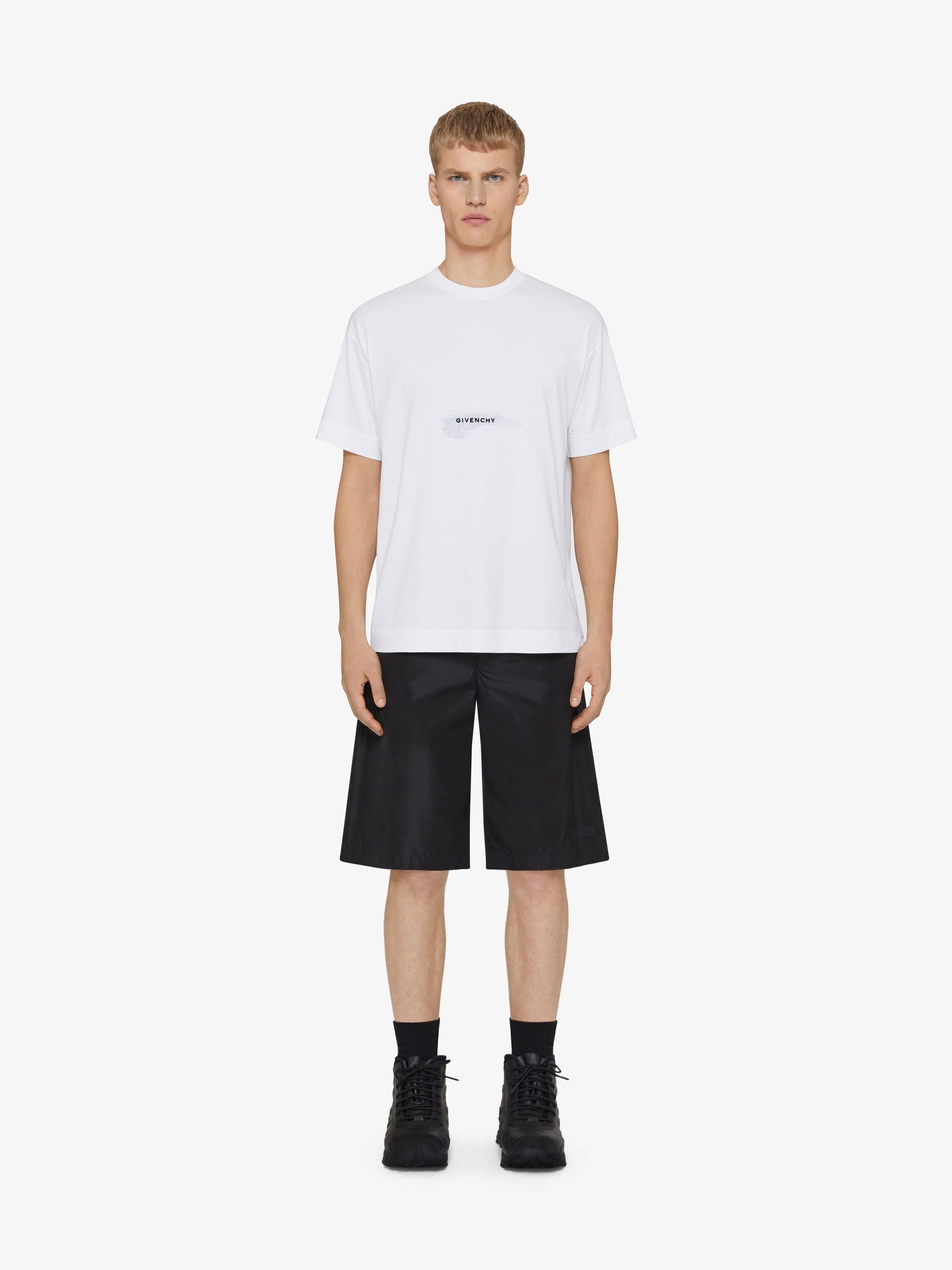 T-SHIRT IN COTTON GIVENCHY WINGS - 3