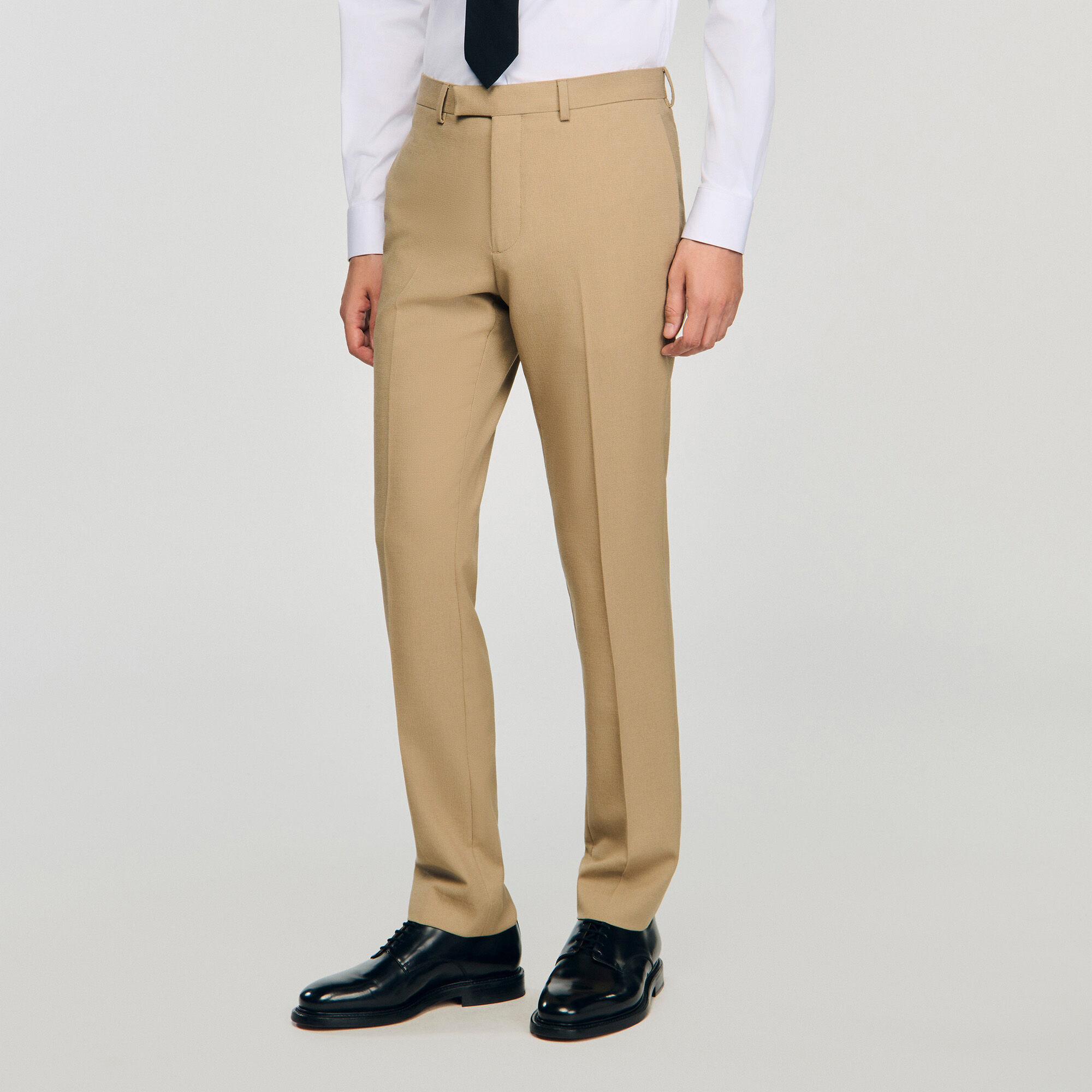 WOOL SUIT TROUSERS - 5