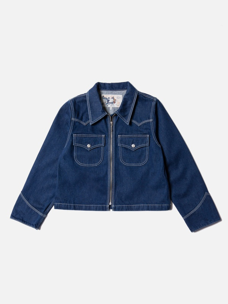 Anja Western Denim Jacket Blue 1