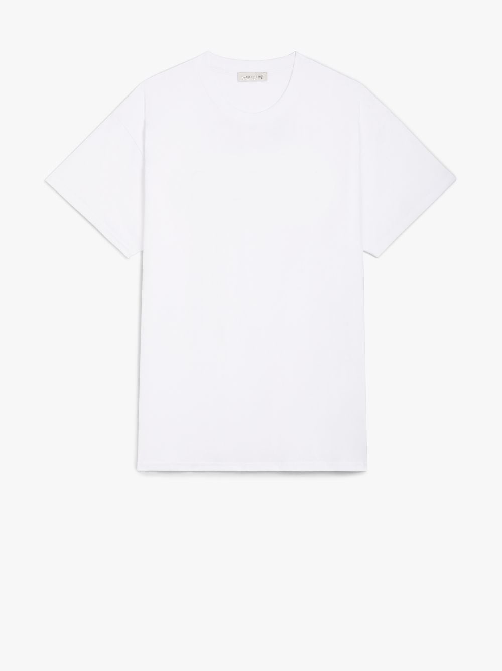 WHITE COTTON T-SHIRT - 5