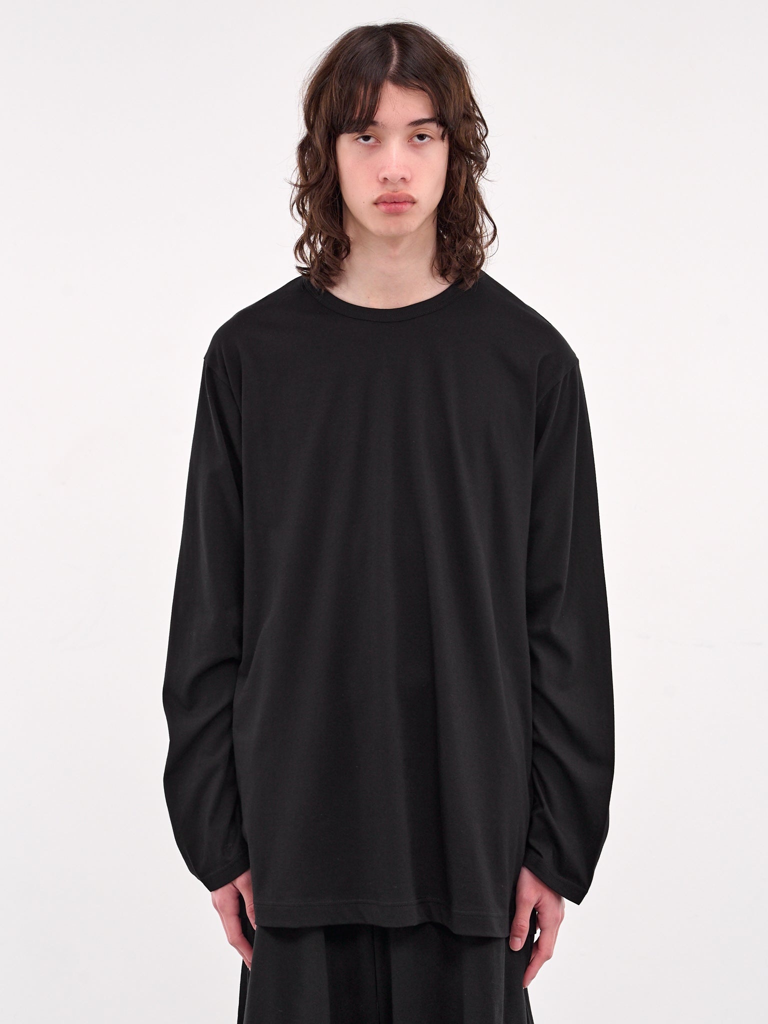 Yohji Yamamoto Ultima Jersey Long Sleeve Tee | REVERSIBLE