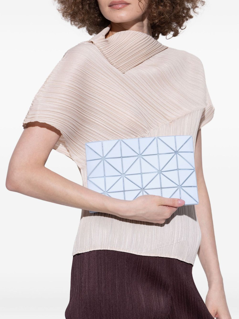 BAO BAO ISSEY MIYAKE geometric-pattern clutch bag outlook