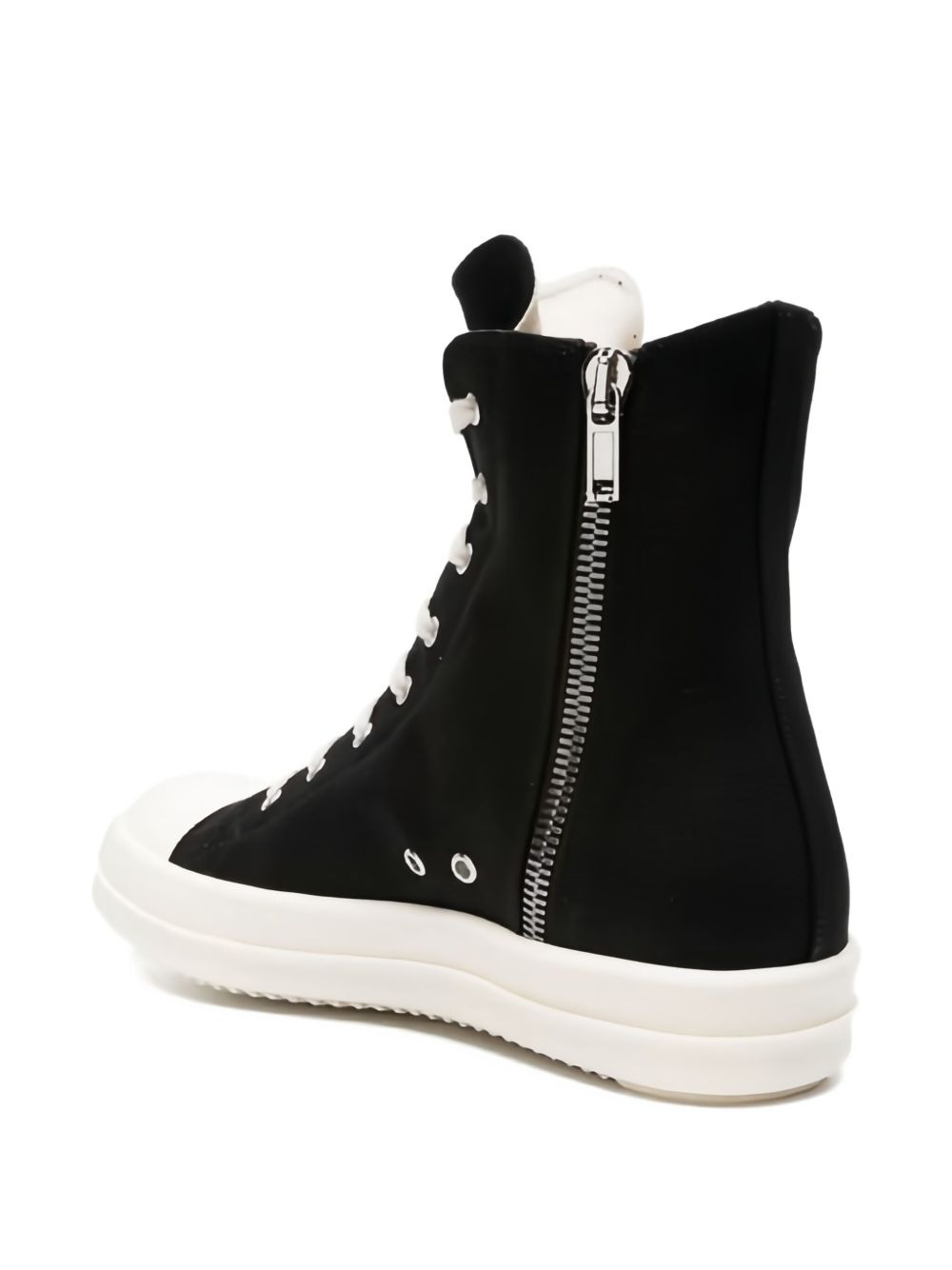 lace-up zip-fastening sneakers - 3