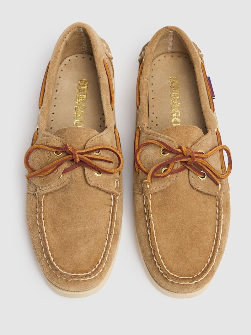 SEBAGO Portland Artisan suede boat shoes outlook