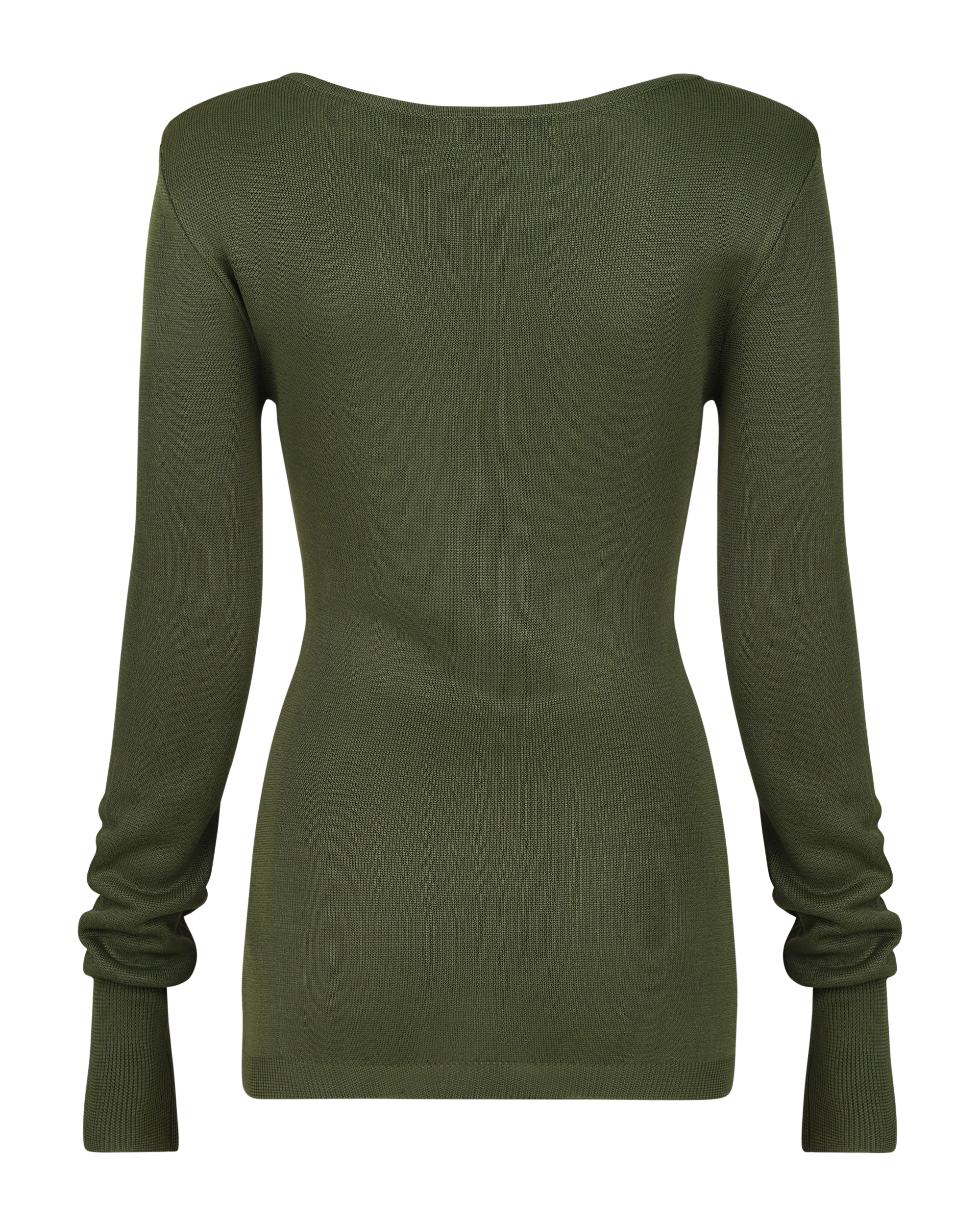LS BOAT NECK TOP MOSS - 5