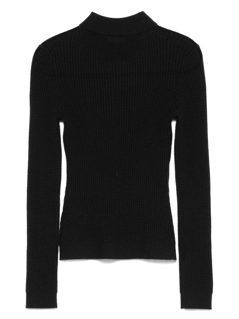 GUEST IN RESIDENCE Shrunken cashmere polo top outlook