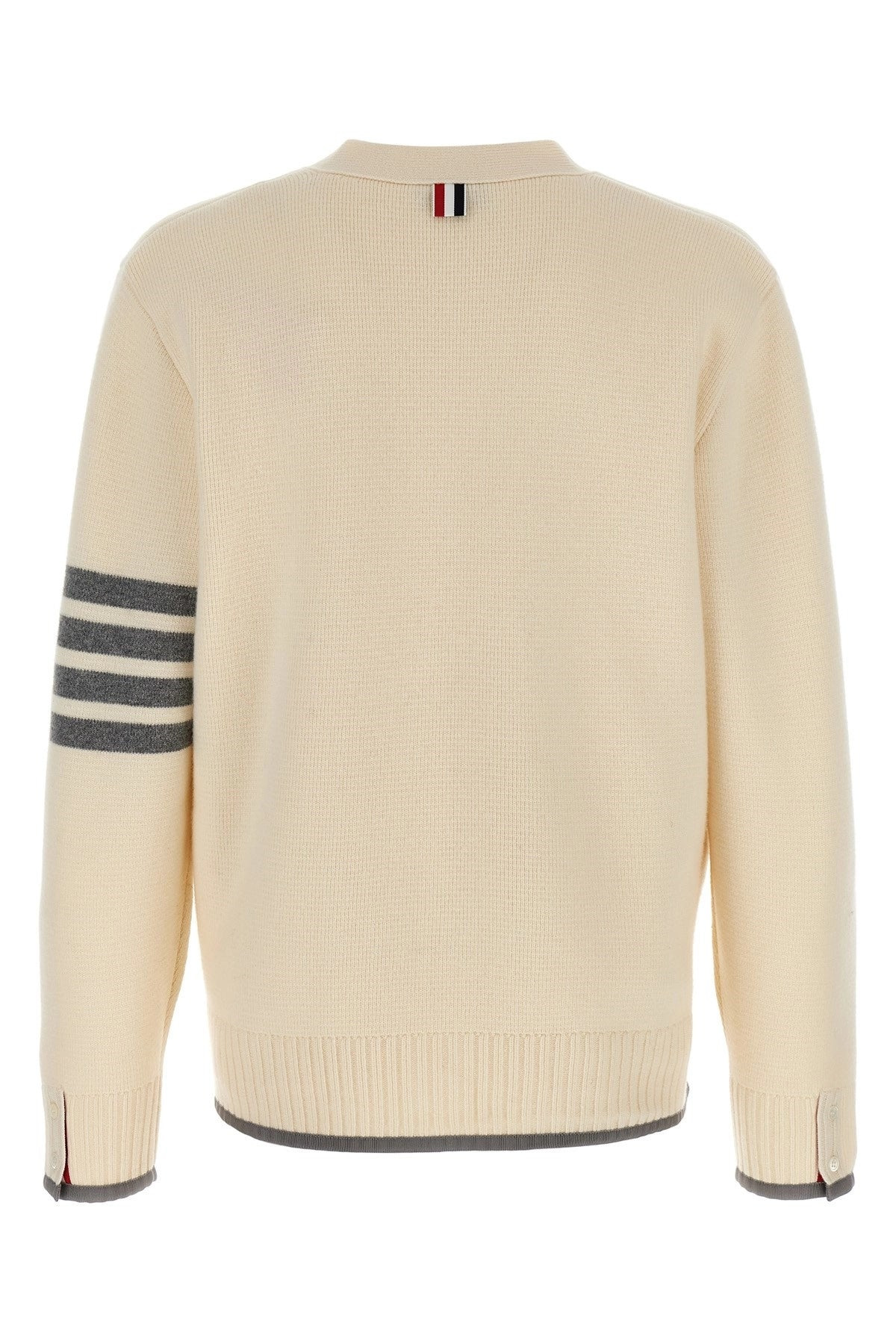 Thom Browne Men '4-Bar' Wool Cardigan - 2