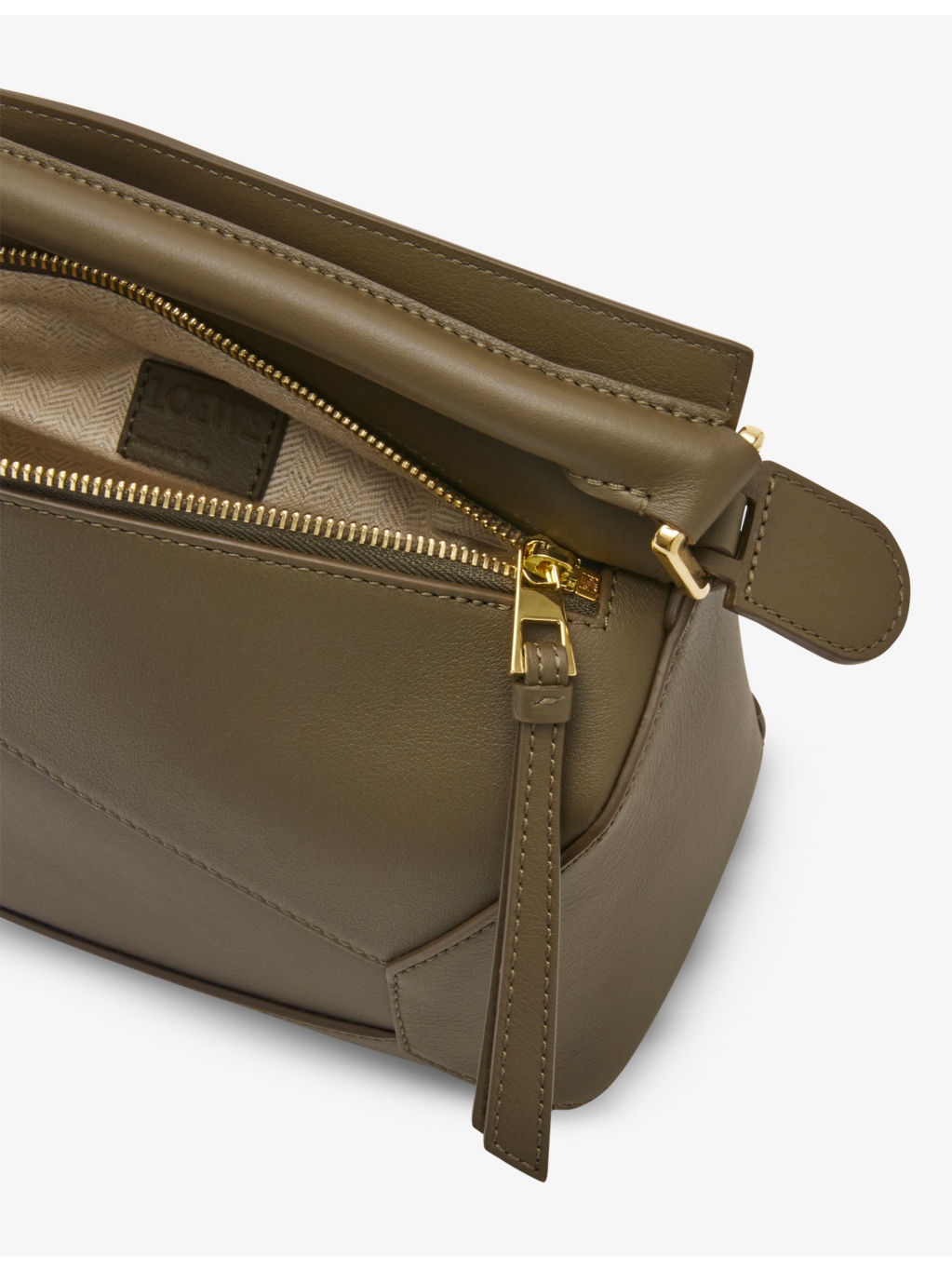 Puzzle Edge small leather cross-body bag - 5